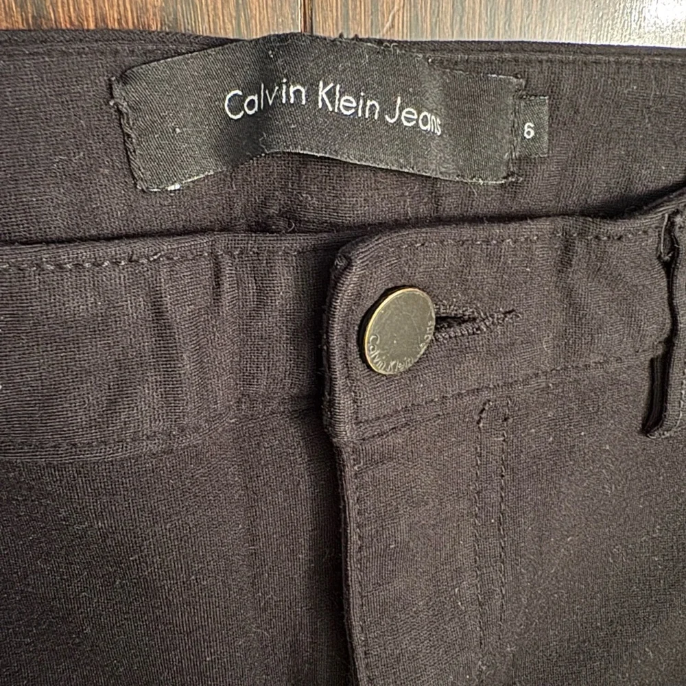 Calvin Klein Women’s Black Stretchy Elastic Waist Pants - Size 6 - Picture 4 of 5